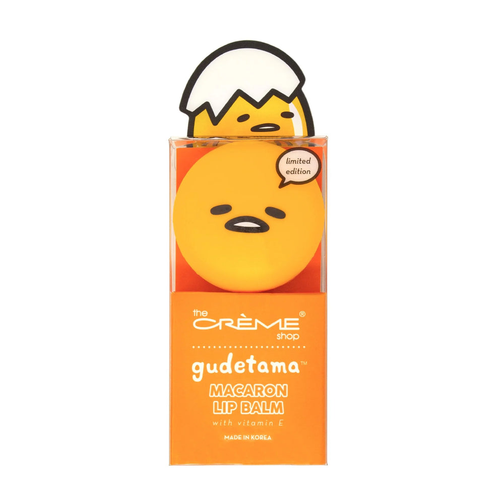 The Creme Shop X Sanrio X Gudetama Macaron Lip Balm - Peach Gummies