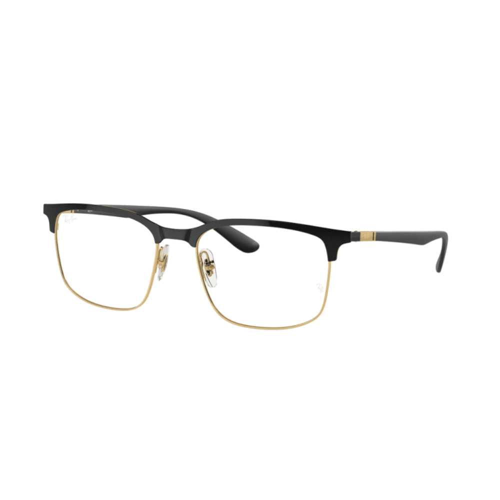 Ray-Ban RX6518572890 Unisex Square Clear Eyeglasses
