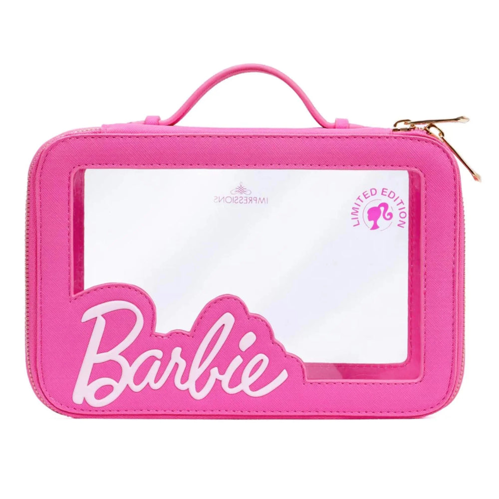 Impressions Vanity Barbie Travel Makeup Case - Pink