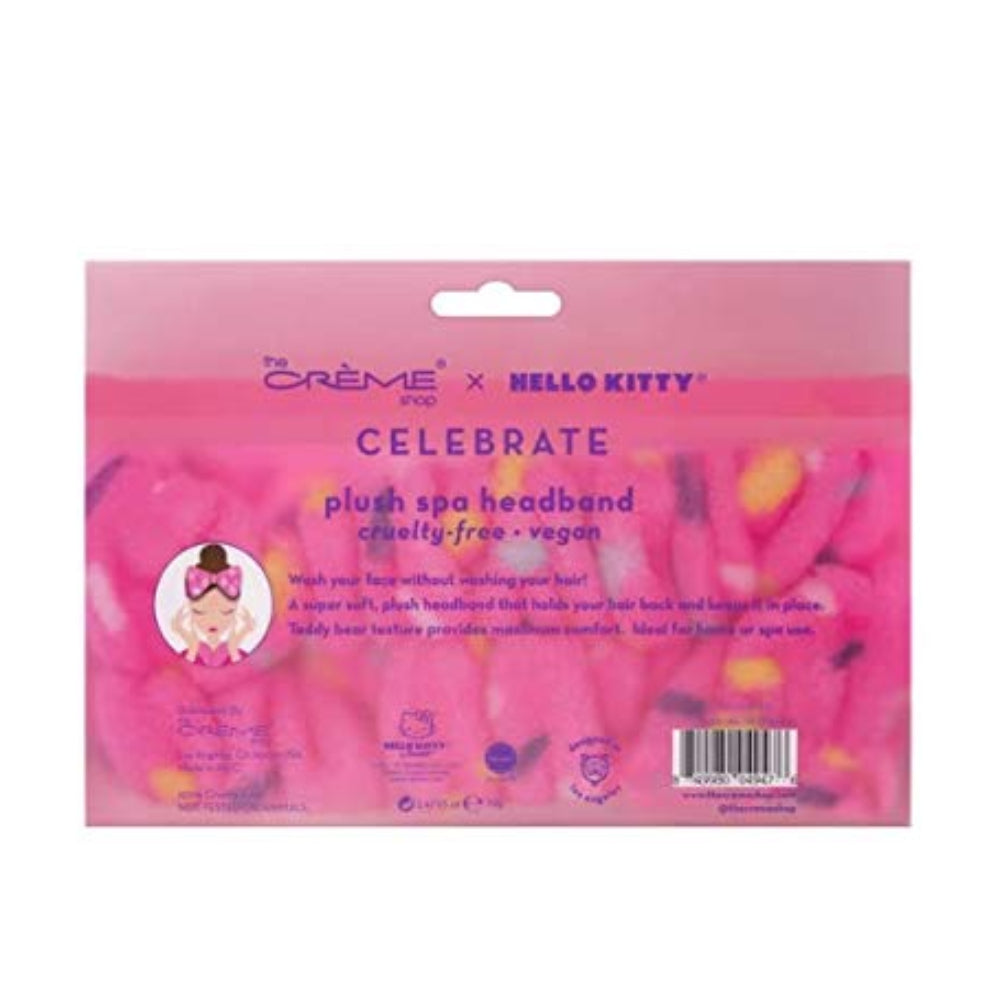 The CrΓΒ¨me Shop X Hello Kitty Celebrate Spa Headband - Pink