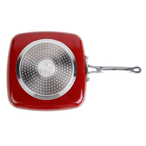 ASOTV Red 9.5" Copper Square Dance Pan