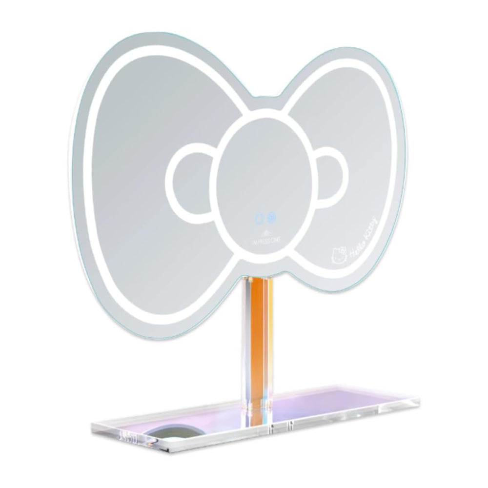 Impressions Vanity X Hello Kitty RGB Bow Wall Mirror with Detachable Base