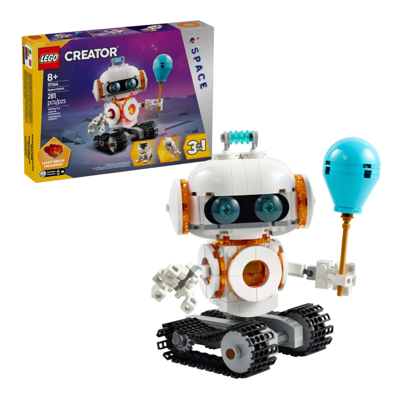 LEGO Creator 3-in-1 Space Robot Building Toy Set (281-Pieces)