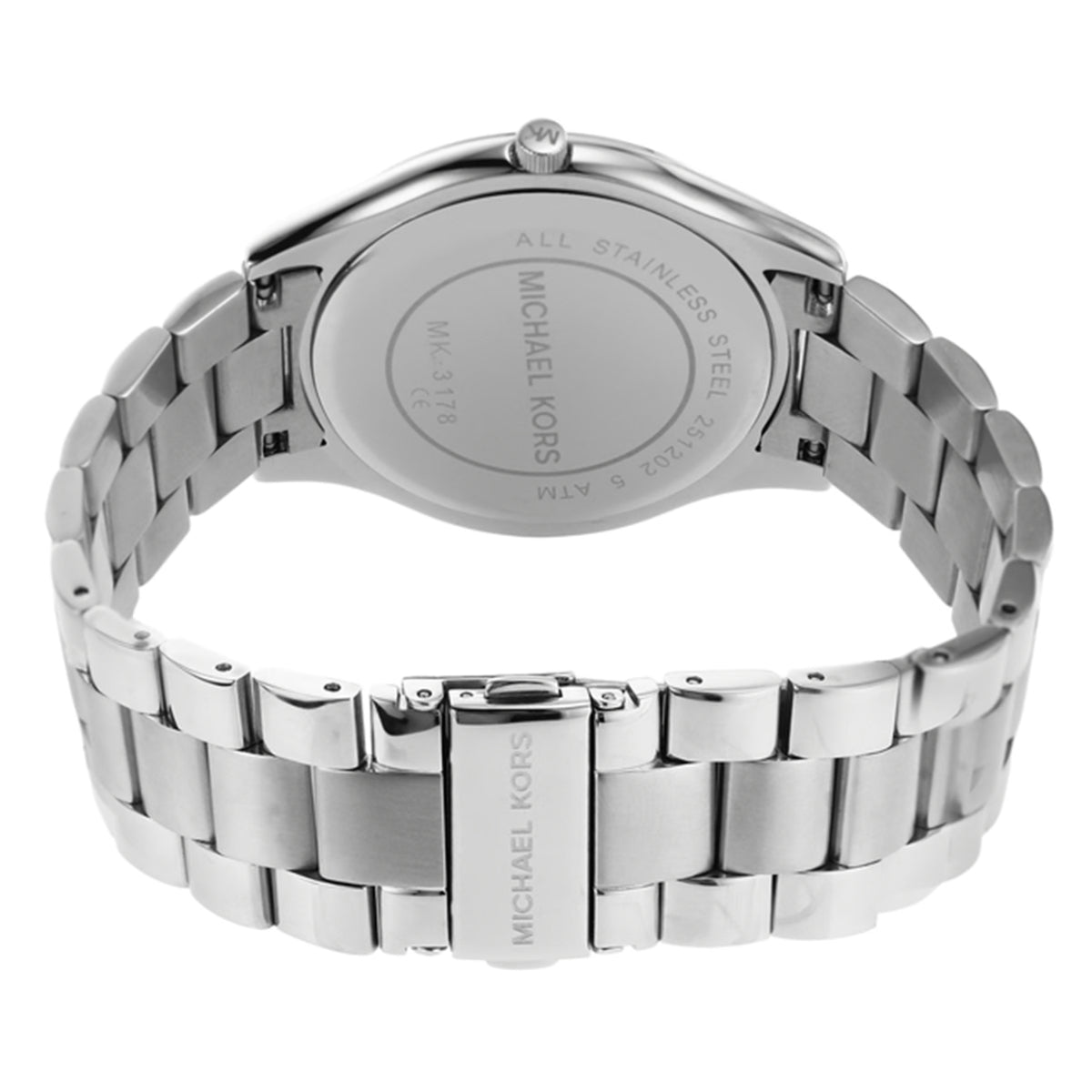 Michael Kors Slim Runway Women's 42mm Bracelet Watch - Silver-Tone