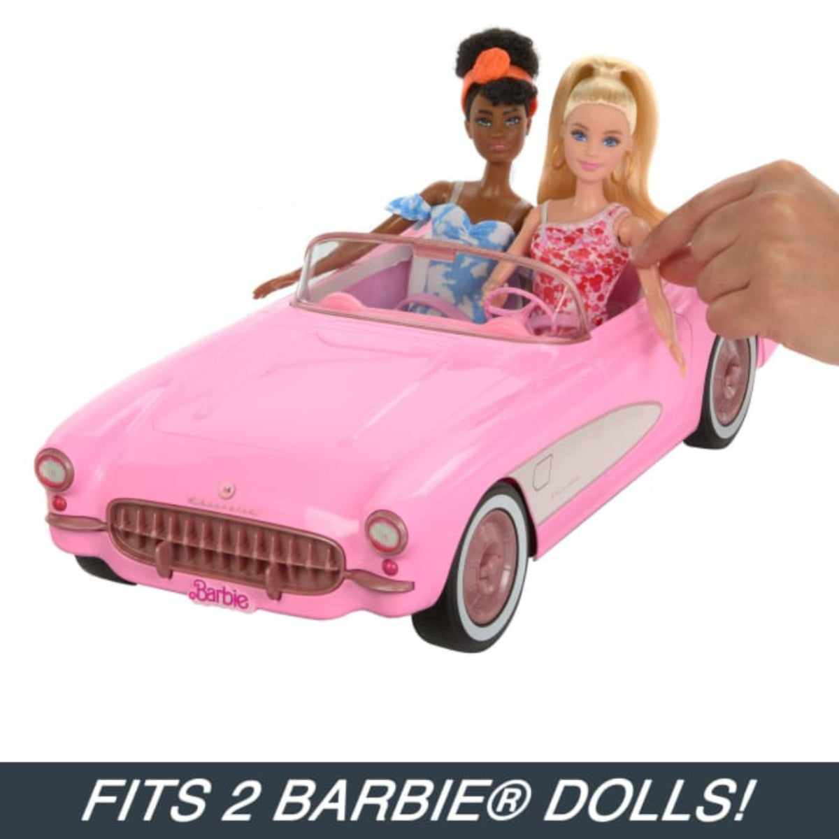 Hot Wheels Barbie The Movie Corvette with Remote Control - Pink
