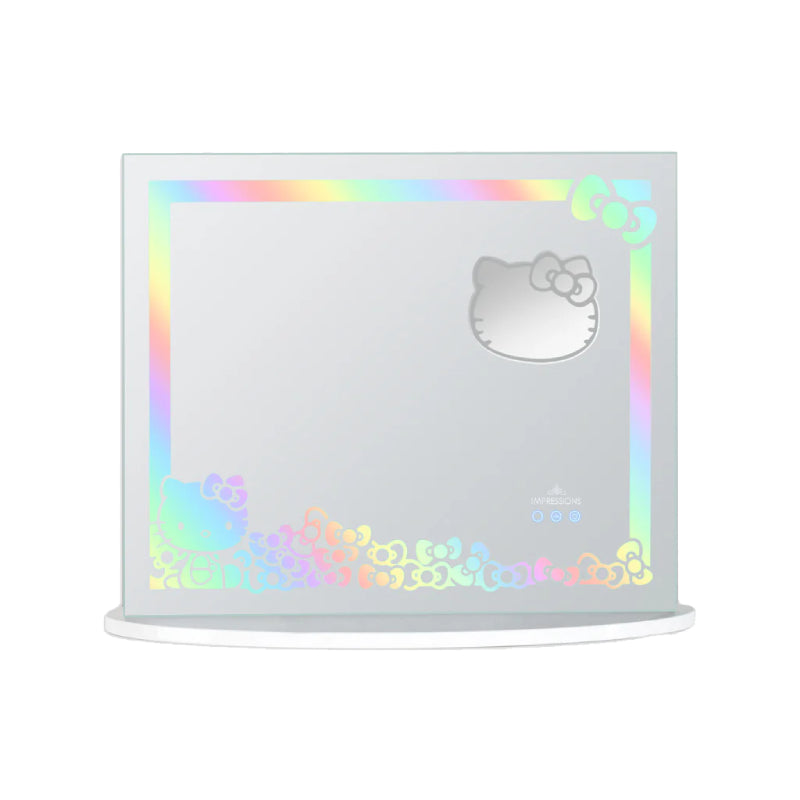 Impressions Vanity Hello Kitty RGB Plus "Bows" Vanity Mirror - White