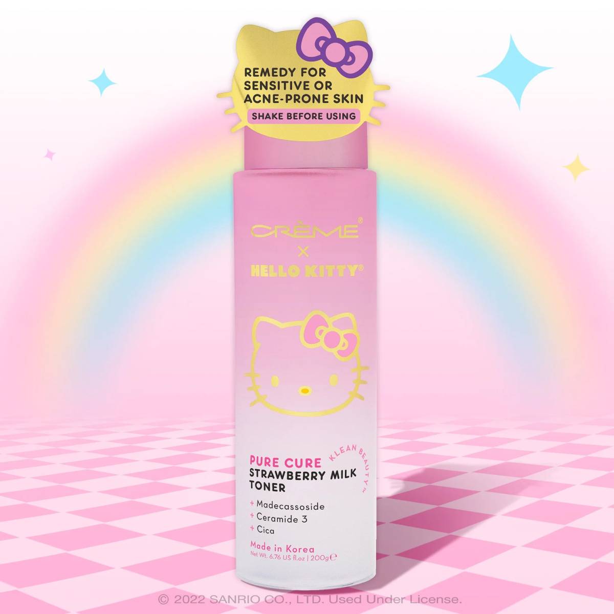 The Creme Shop x Hello Kitty Pure Cure Toner - Strawberry Milk