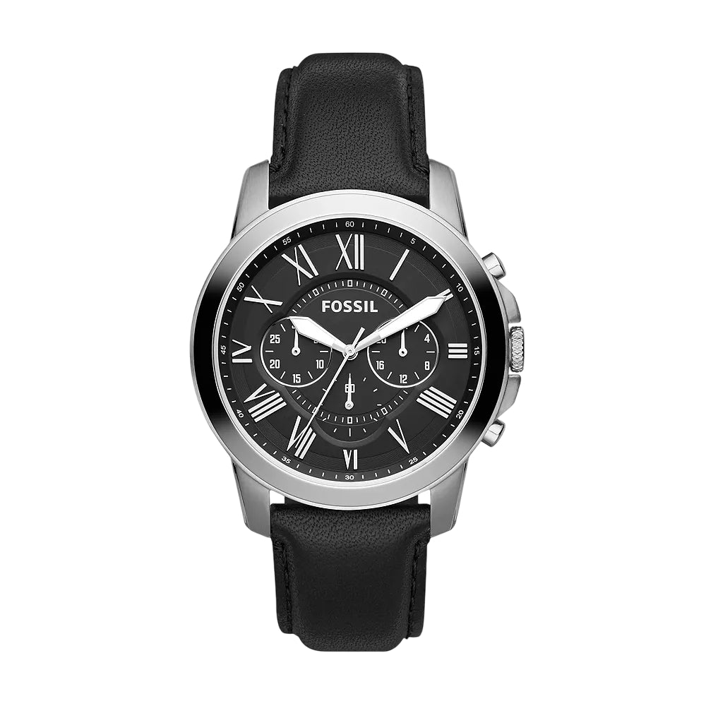 Fossil Grant Men's 44mm Strap Watch - Black