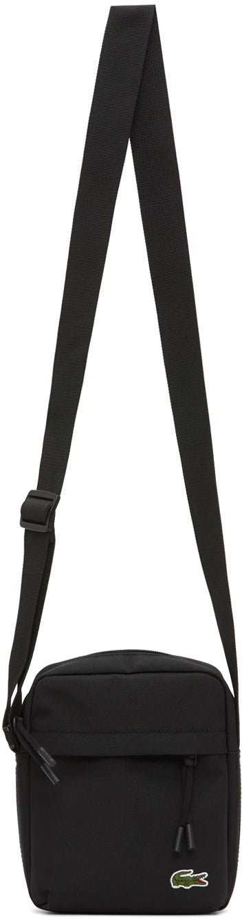 Lacoste Verticle Black Camera Bag