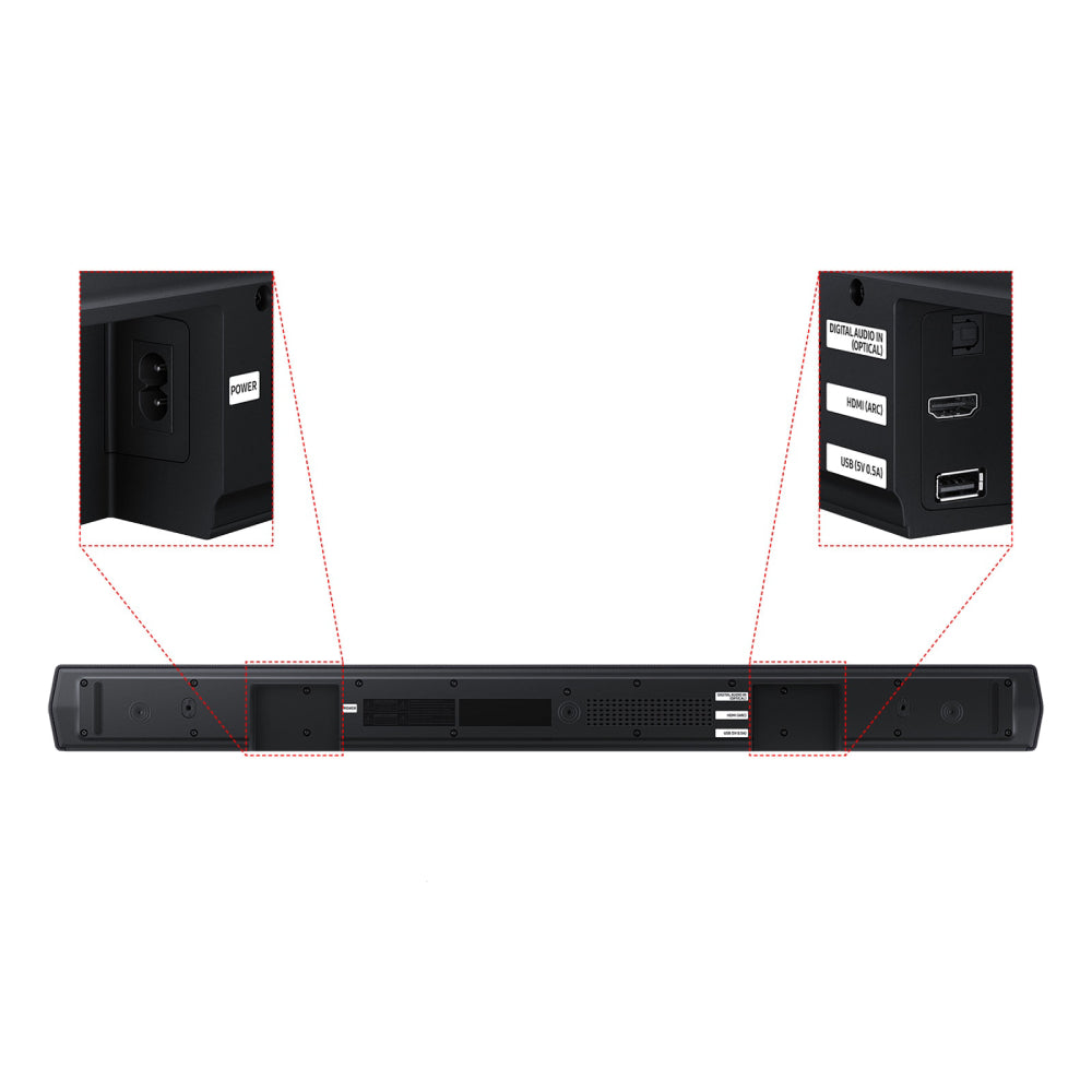 Samsung HW-B550F B Series 2.1 Channel Soundbar with Subwoofer - Black