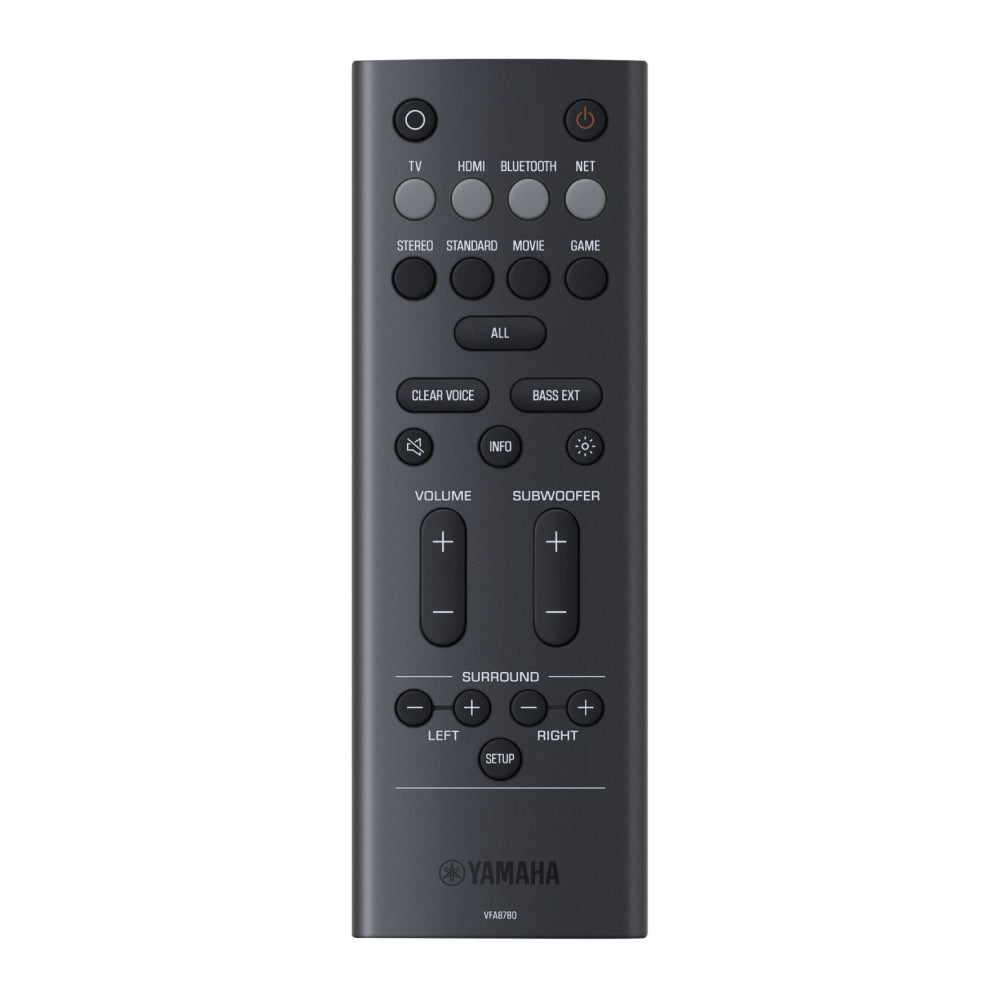 Yamaha True X Bar 40A Dolby Atmos Sound Bar with Built-in Subwoofers - Black
