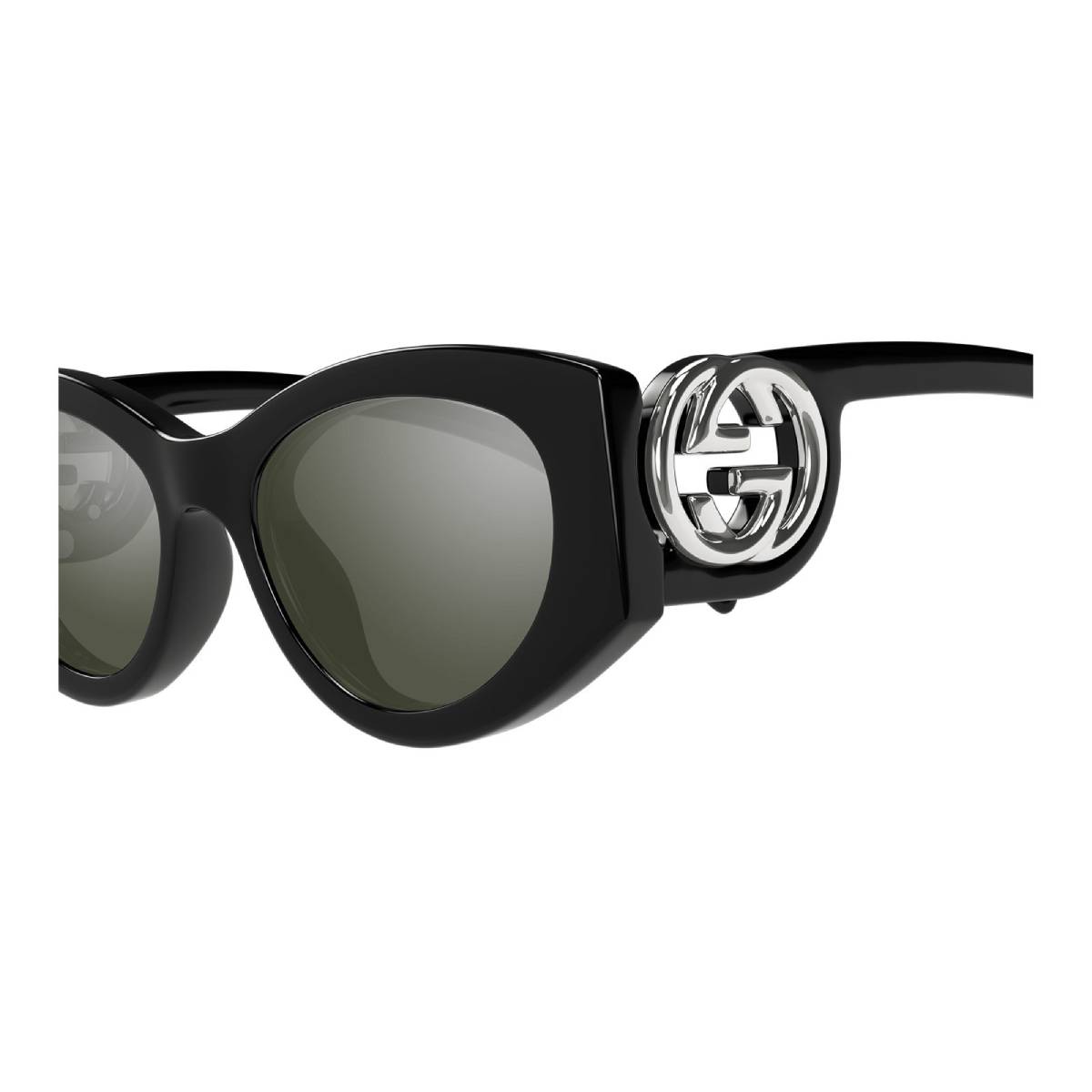 Gucci GG1691S 001 Women's Oval Gradient Sunglasses