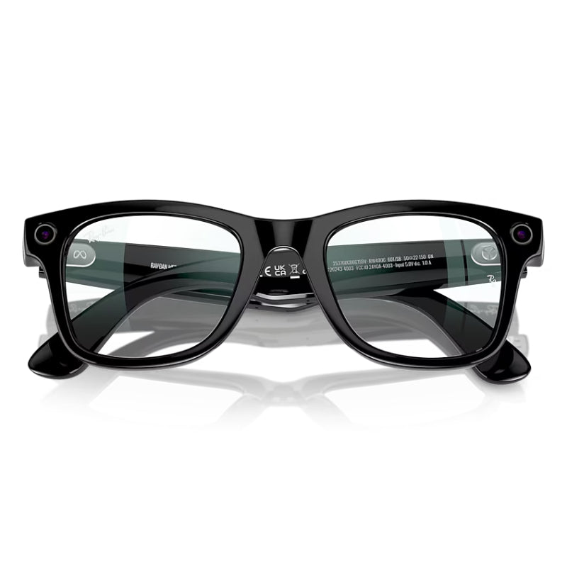 Ray Ban RW400650601 Unisex Square Blue Light Filter Smartglasses