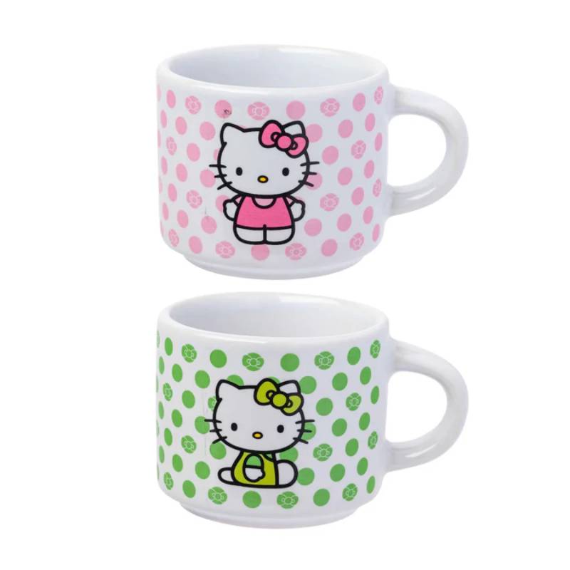 Sanrio Hello Kitty Polka Dots Stackable Mug (Set of 4)