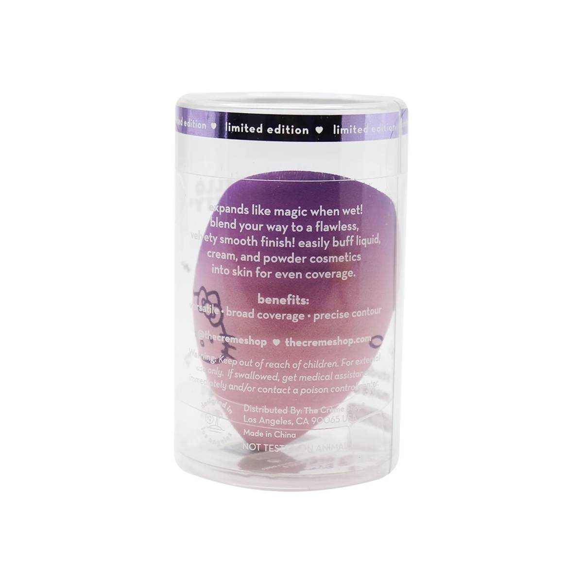The Creme Shop X Hello Kitty Makeup Blending Sponge - Purple