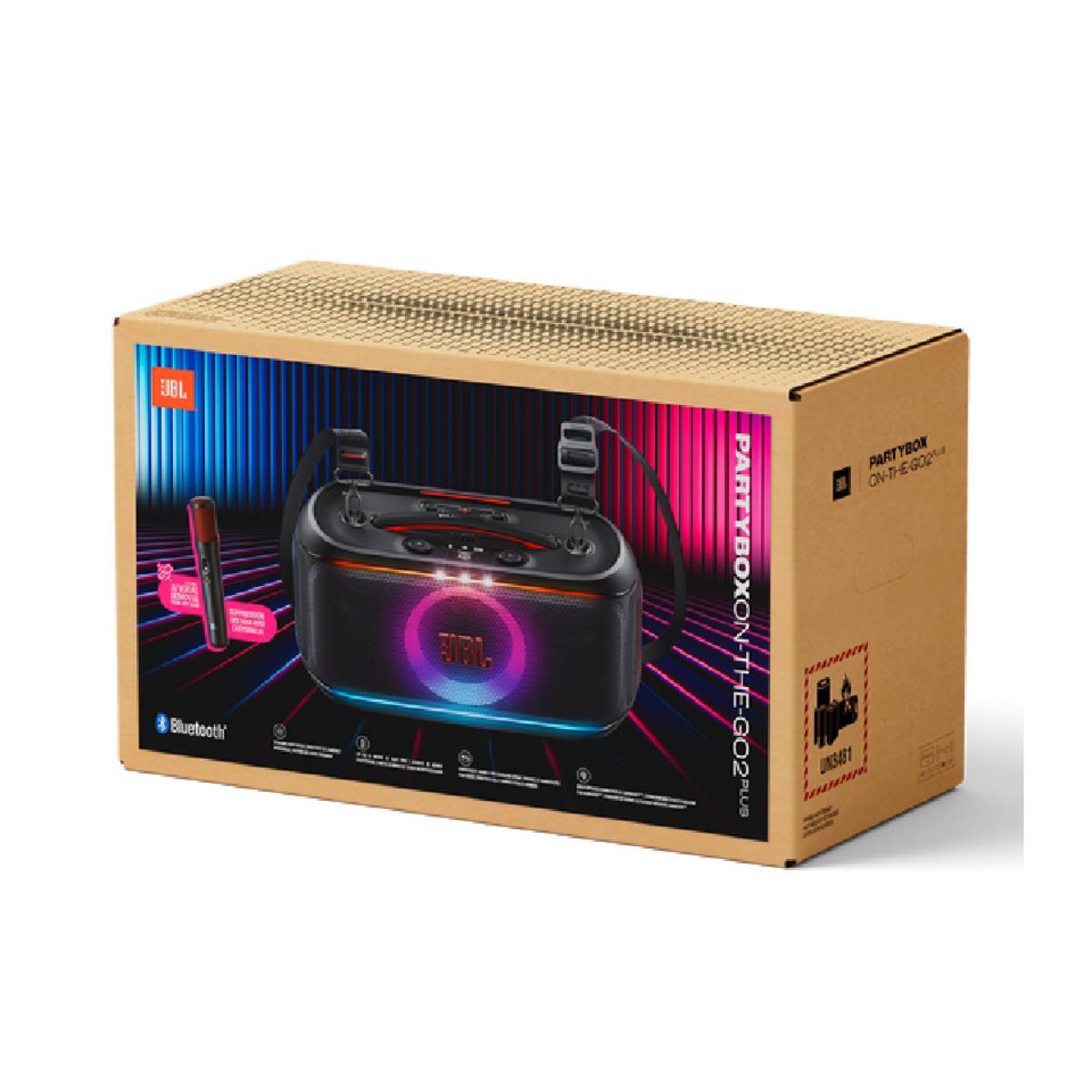 JBL Party Box On the Go 2 Plus Portable Speaker - Black