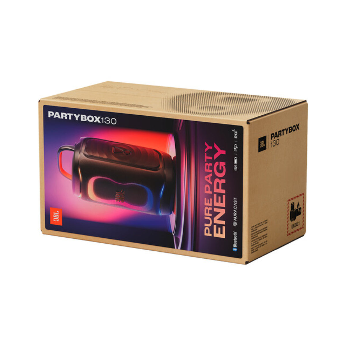 JBL PartyBox 130 Portable Party Speaker with AI Sound Boost