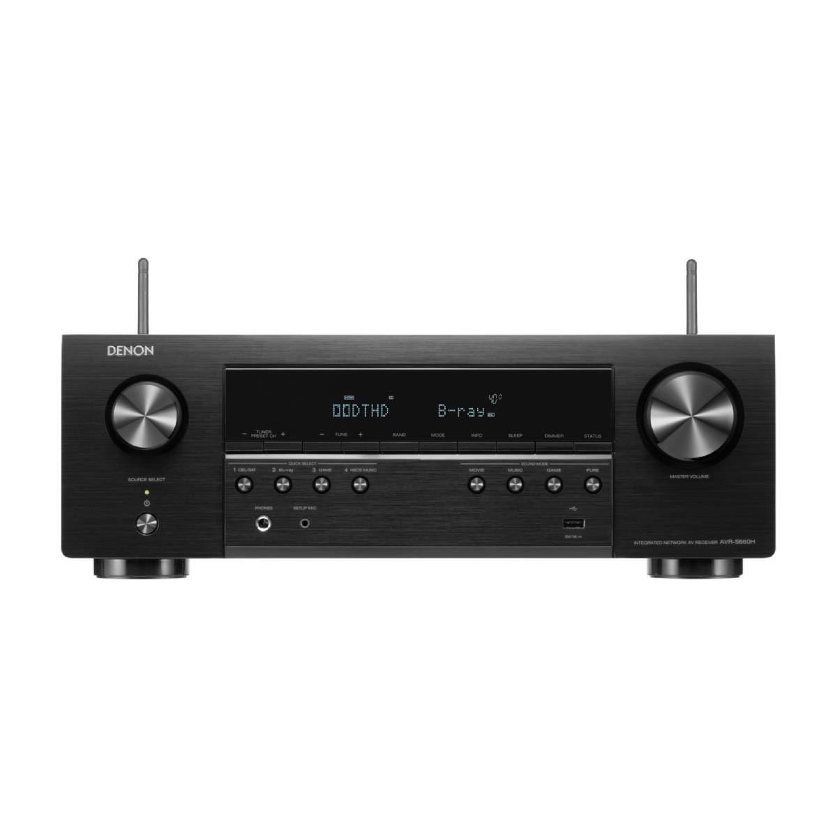 Denon AVR-S660H 5.2 Channel AV Receiver - Black