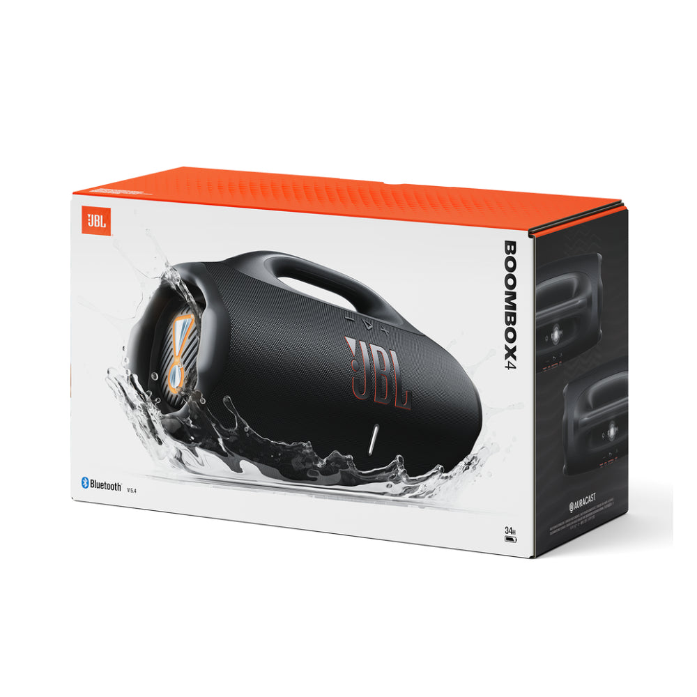 JBL Boombox 4 Portable Bluetooth Speaker - Black