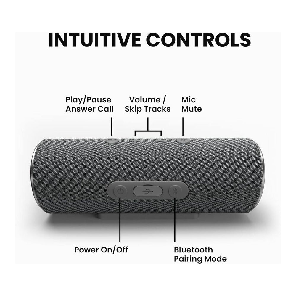 Cleer Scene Portable Bluetooth Speaker with Water Resistant