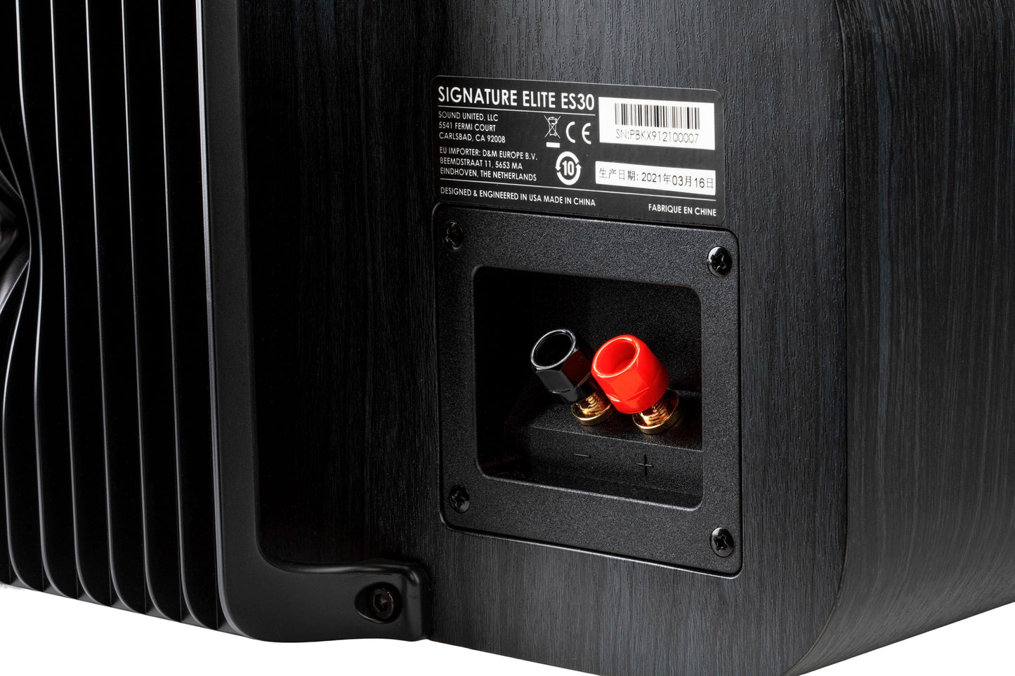 Polk Signature Elite ES30 Center Channel Speaker - Stunning Black