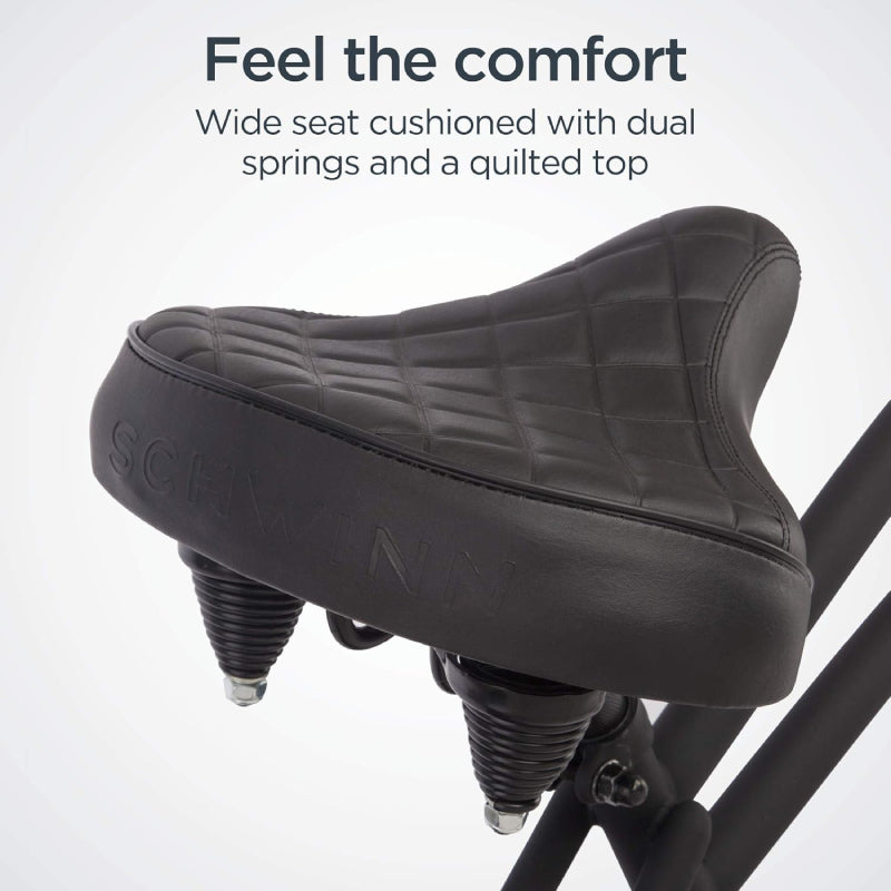 SCHWINN 26" Huron Cruiser Bike - Black