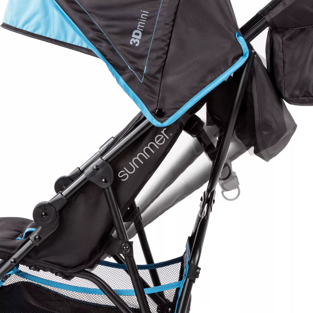 Summer Infant 3Dmini Convenience Stroller - Blue/Black