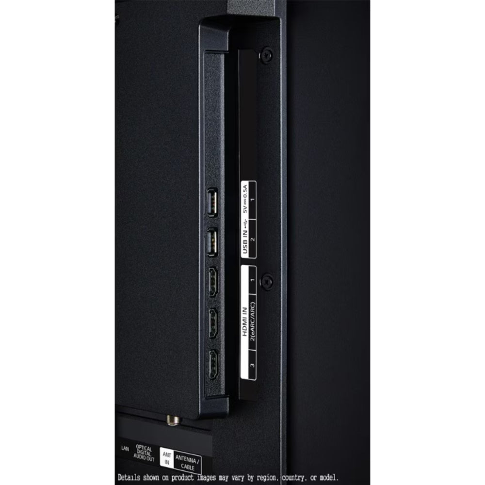 Bundle: LG 65" Class UA77A UHD 4K AI Smart WebOS TV + JBL Deep Bass MK2 2.1-Channel Soundbar System with Wireless Subwoofer - Black