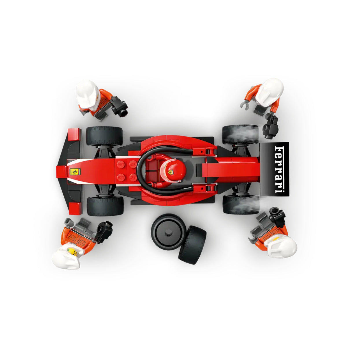LEGO F1 Pit Stop & Pit Crew with Ferrari Car Toy Set (322-Pieces)