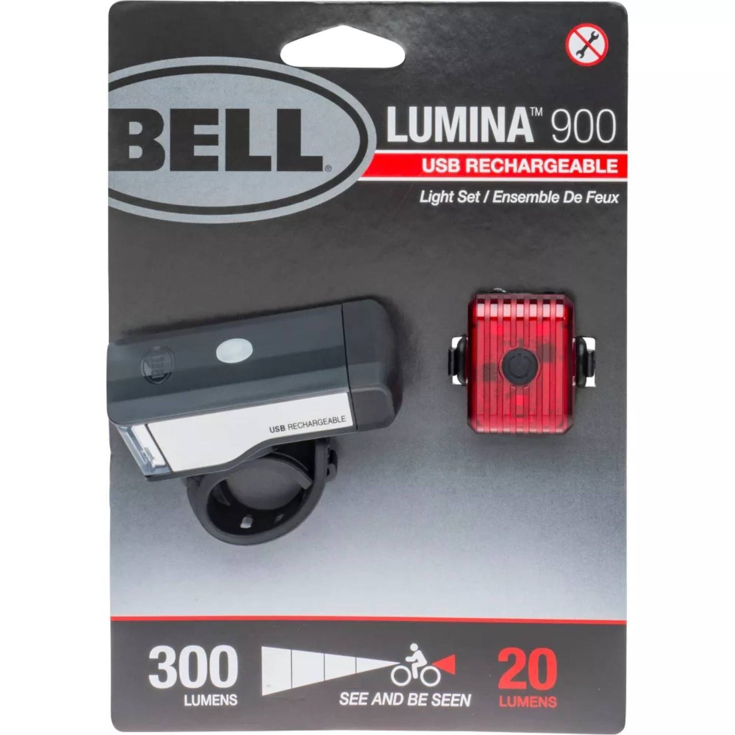 Bell Lumina 900 LED Bike Light Set