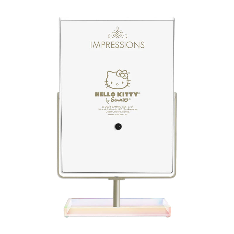 Impressions Vanity Hello Kitty RGB Makeup Mirror with App Controlled Adjustable Rainbow Lighting