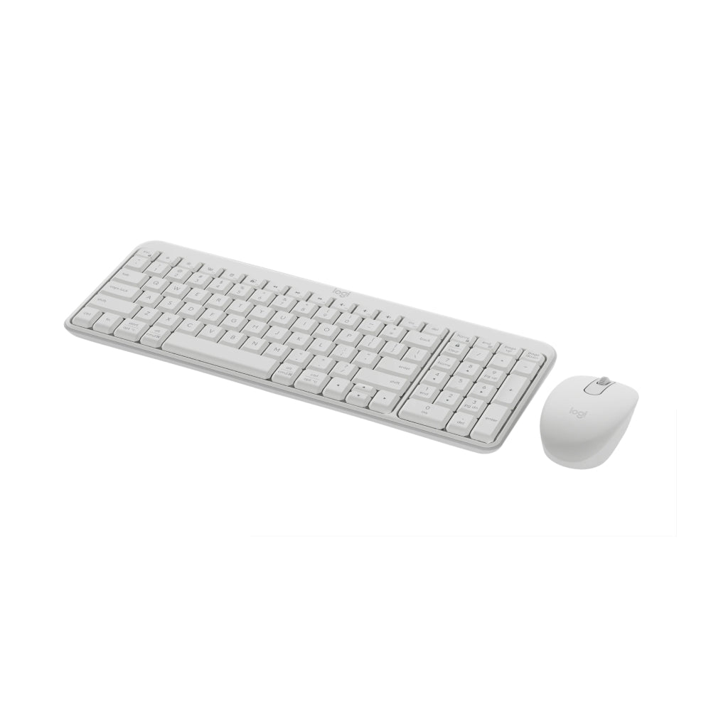 Logitech MK250 Bluetooth Wireless Keyboard and Mouse Combo - White