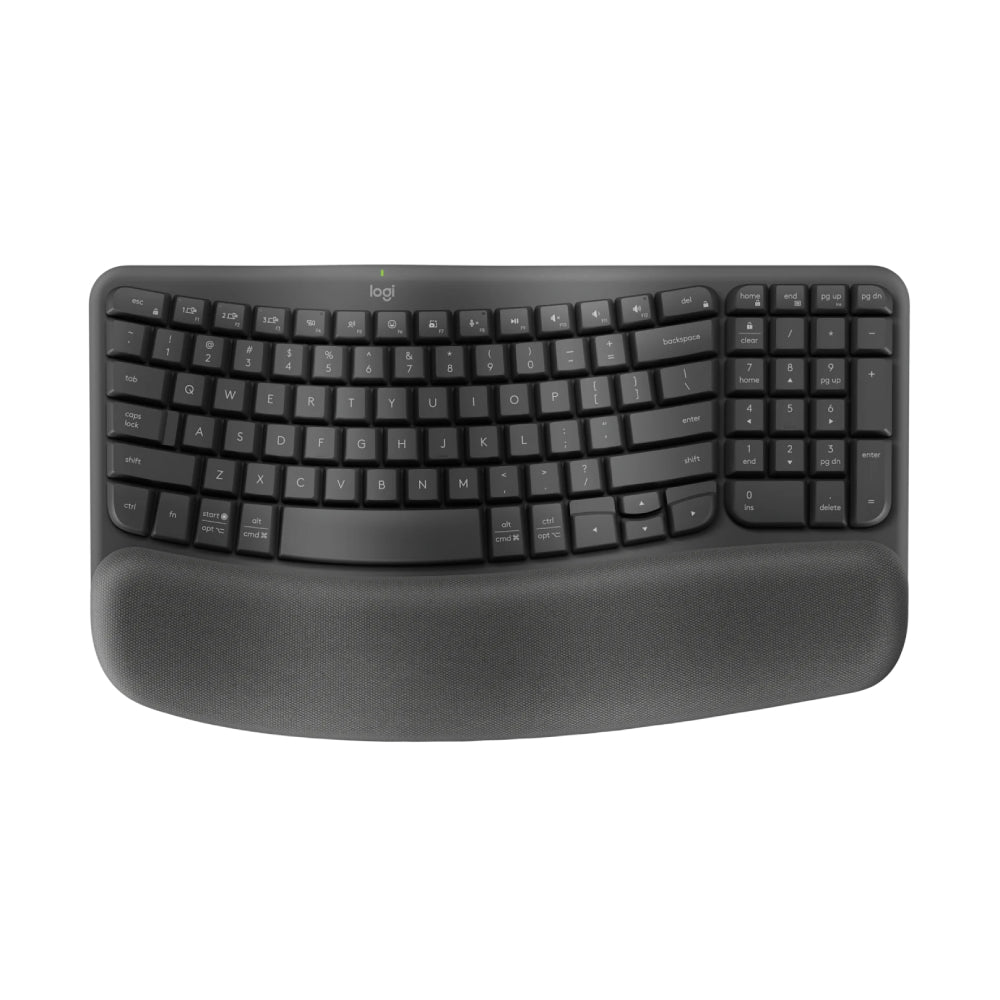 Logitech Wave Keys & Lift Vertical Mouse and Ergonomic Wireless Keyboard Combo