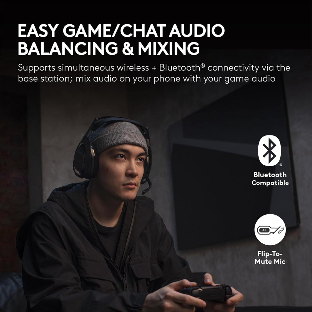 Logitech ASTRO A50 X LIGHTSPEED Wireless Gaming Headset with Base Station - Black