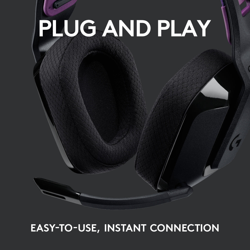 Logitech G Series G535 LIGHTSPEED Wireless Gaming Headset - Black