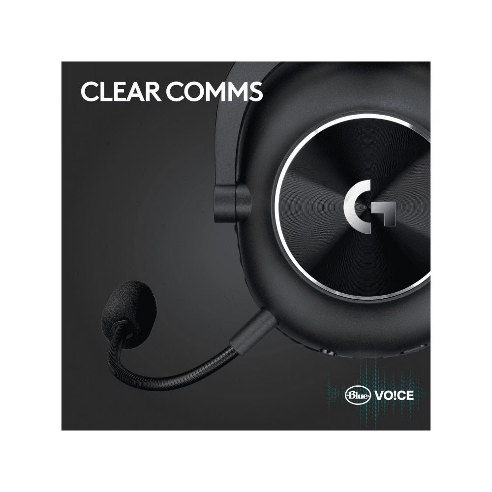 Logitech Pro Series PRO X 2 LIGHTSPEED Wireless Gaming Headset with Bluetooth - Black