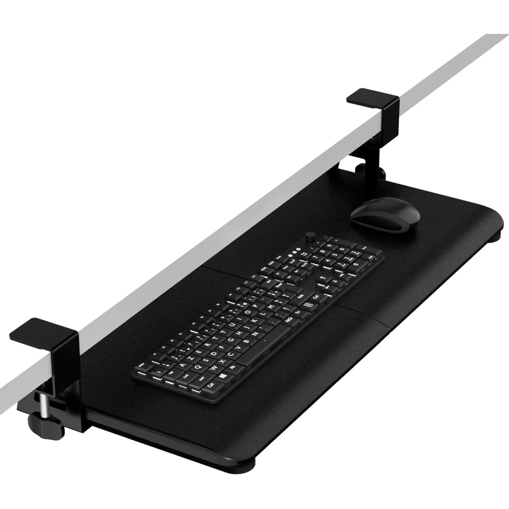 Ergomaker Under Desk Keyboard Tray - Black