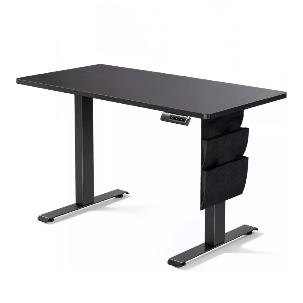 14.29" Electric Standing Desk with Storage Bag by Totnz - Black