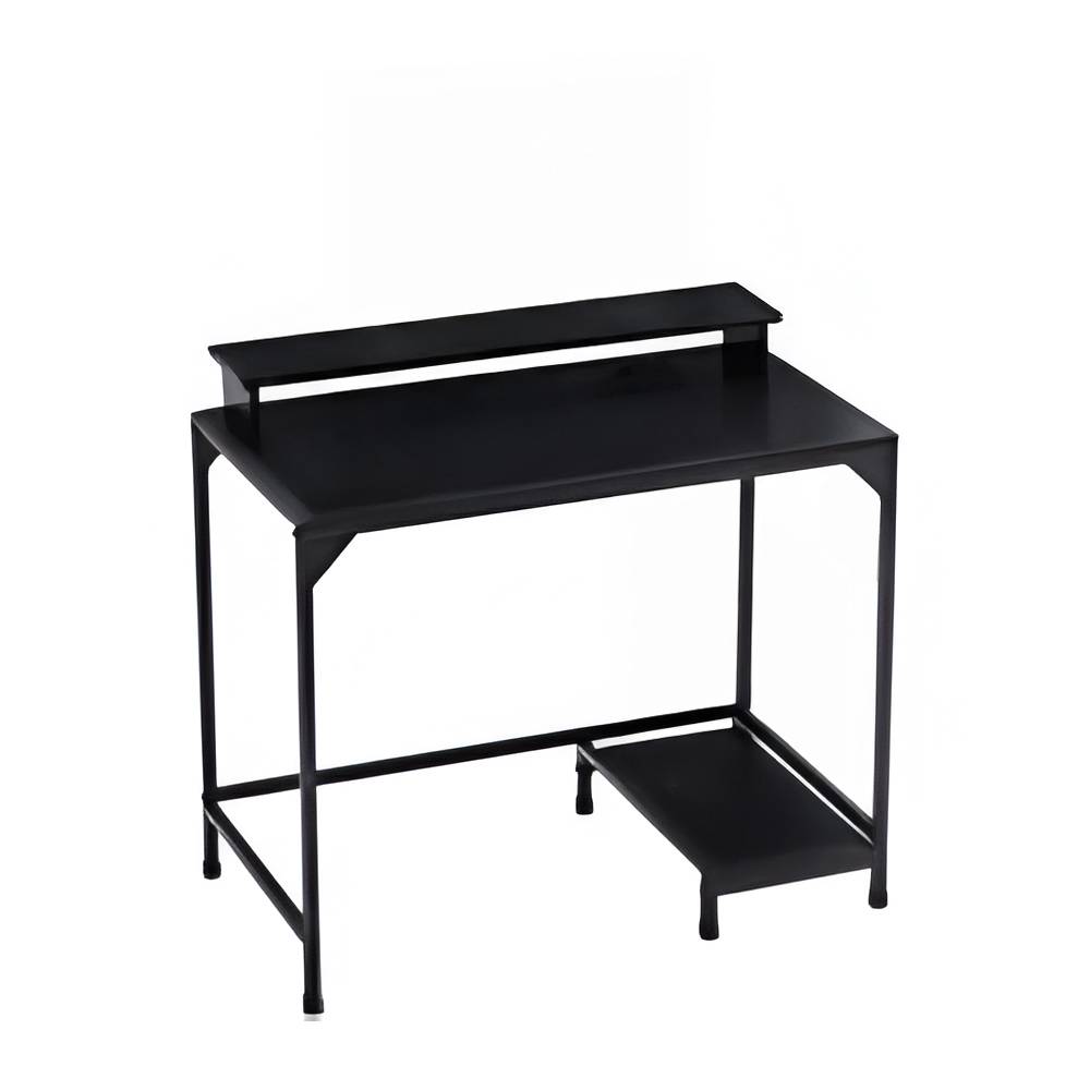 36" Study Computer Table with Raised Shelf by Topfresh - Black