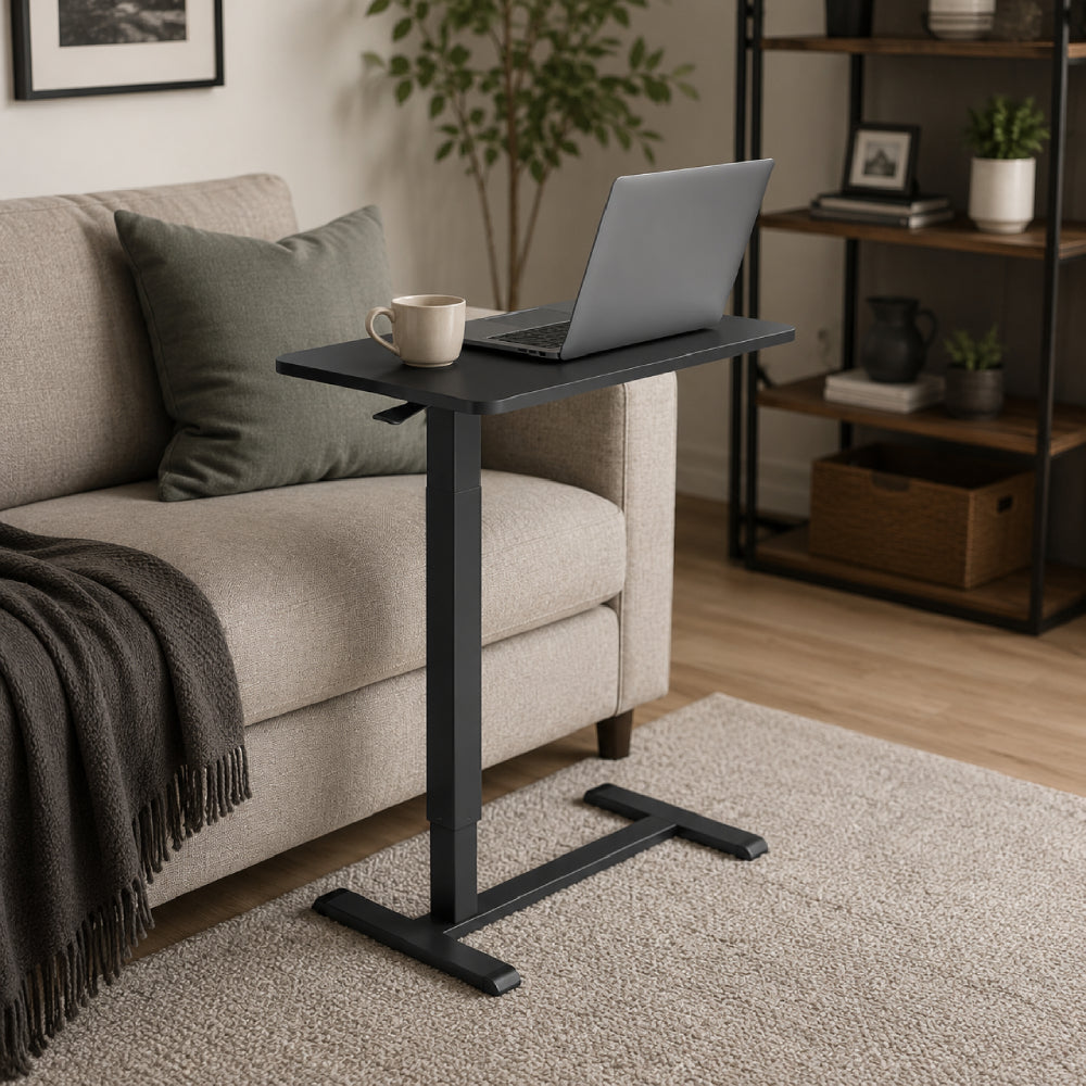 Mobile Height Adjustable Side Table by Black Widow
