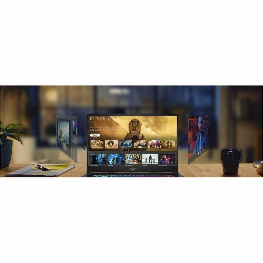 MSI Katana A17 AI B8V 17.3" Gaming Notebook - AMD Ryzen 9 8945HS with 32GB Memory - 1TB SSD - Black