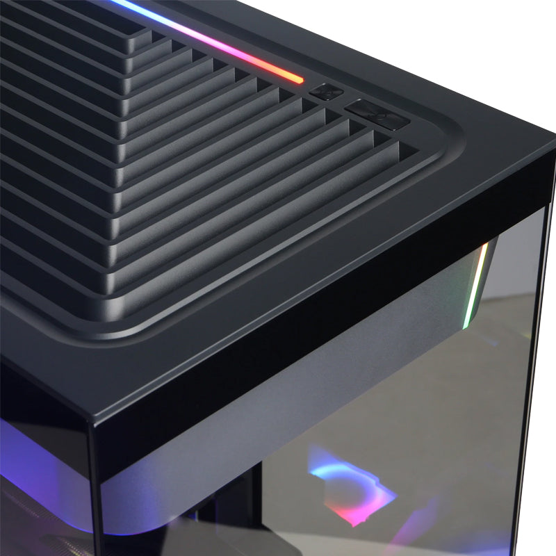 CyberPowerPC SLCAI7400CPG Supreme Liquid Cool Gaming Desktop - AMD Ryzen 9 9900X with 32GB Memory - 2TB PCIe 4.0 SSD - Black