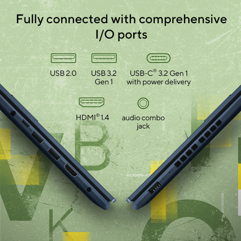 Asus M1502YA-RS53 15.6” Vivobook 15 Laptop - AMD Ryzen 5 7430U with 8GB Memory - 512GB SSD - Blue