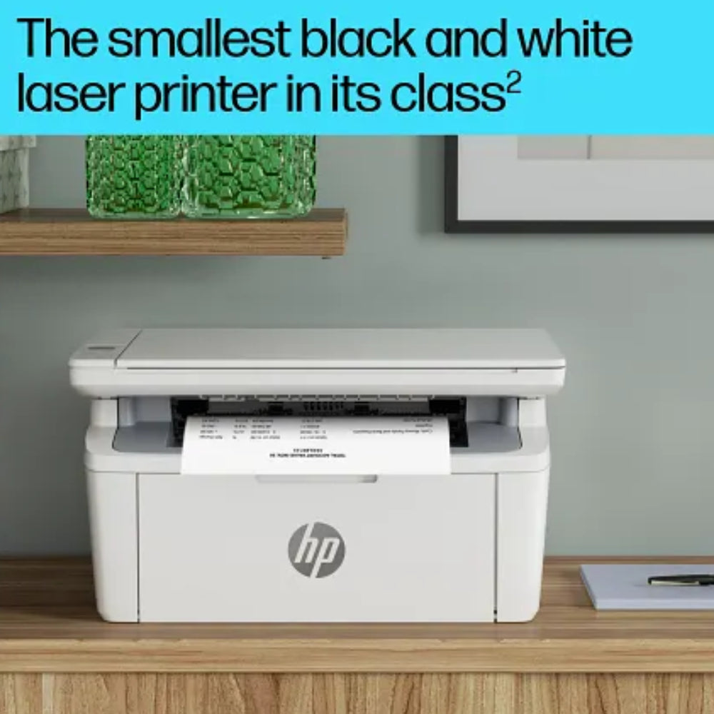 HP LaserJet M140w Wireless Black and White Printer - White