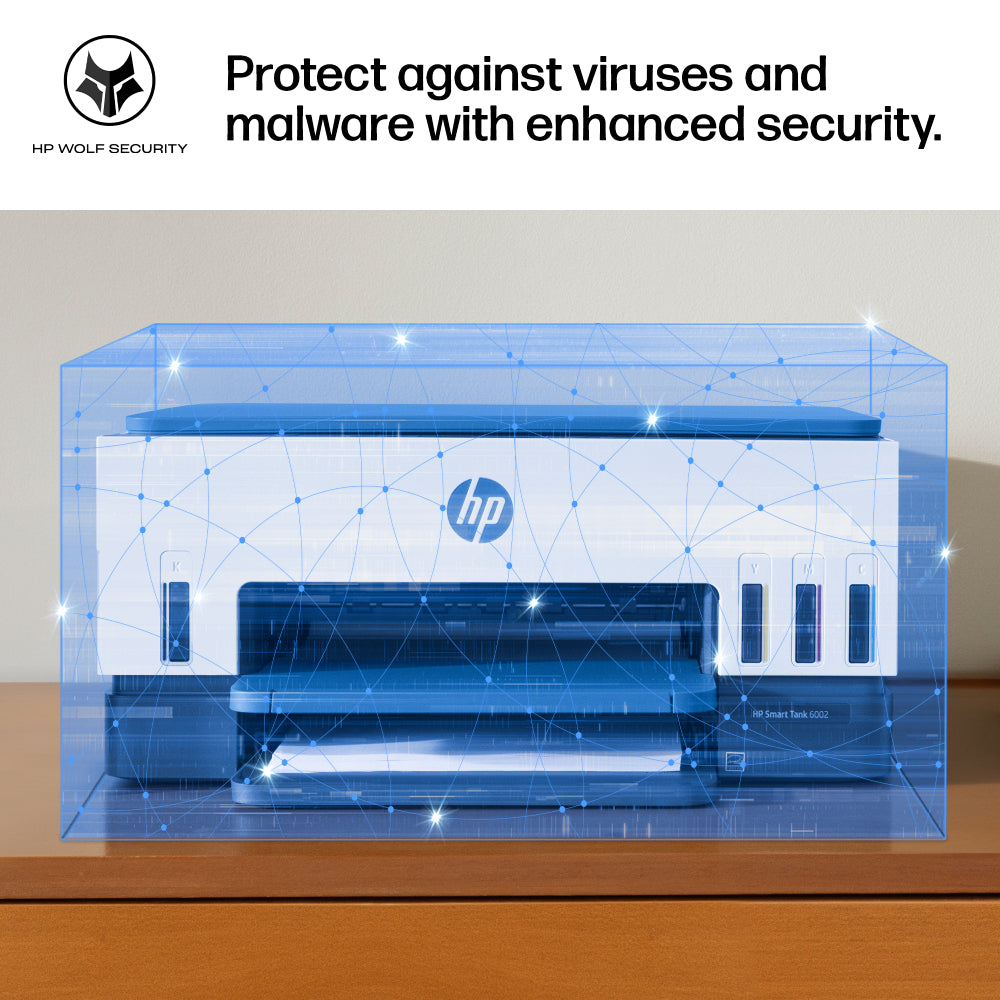 HP Smart Tank Plus 651 Wireless All-in-One Supertank Inkjet Printer with Inks - White