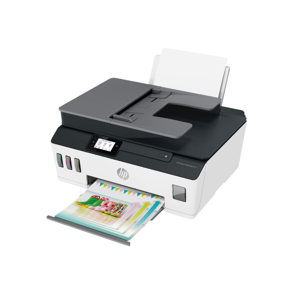 HP Smart Tank Plus 651 Wireless All-in-One Supertank Inkjet Printer with Inks - White