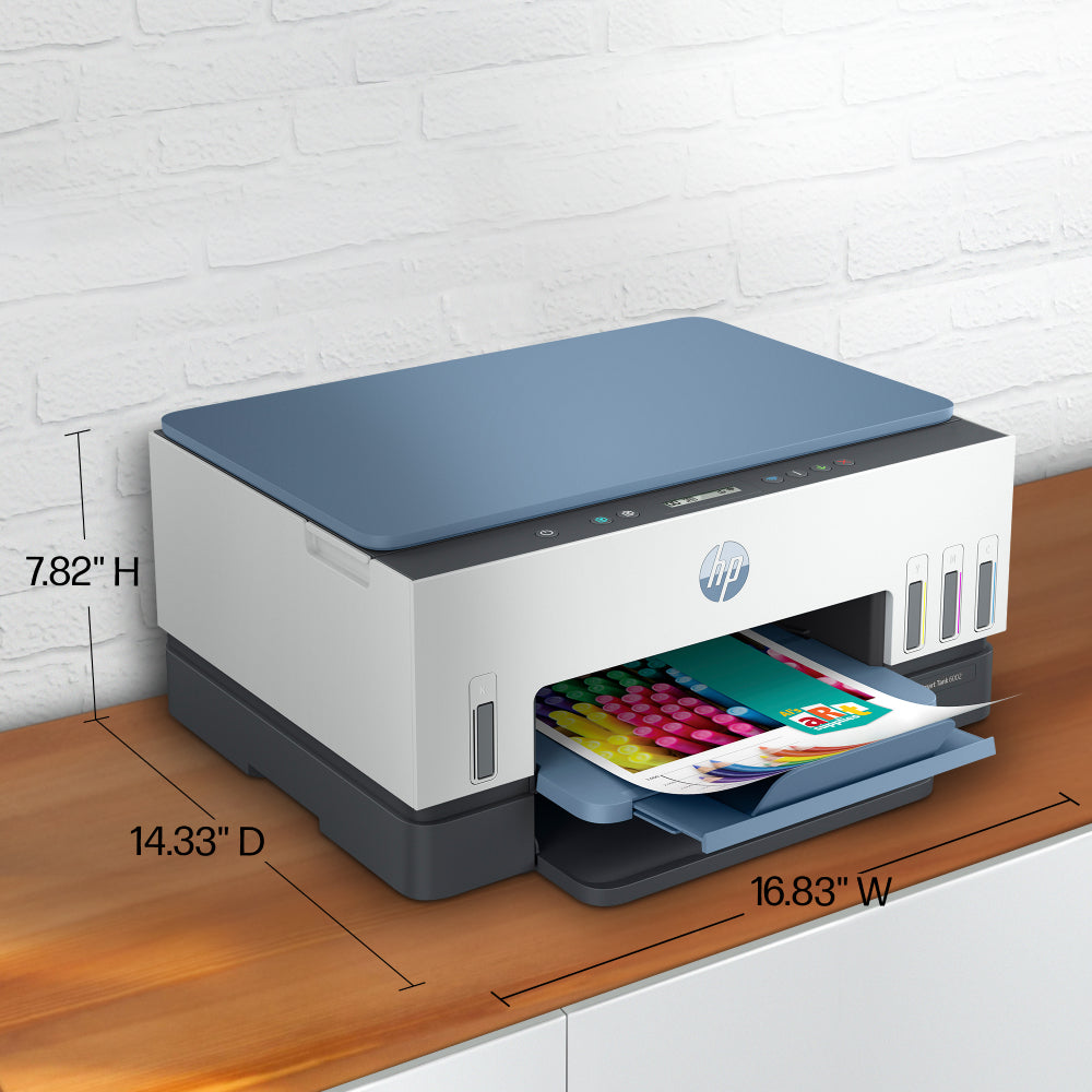 HP Smart Tank Plus 651 Wireless All-in-One Supertank Inkjet Printer with Inks - White