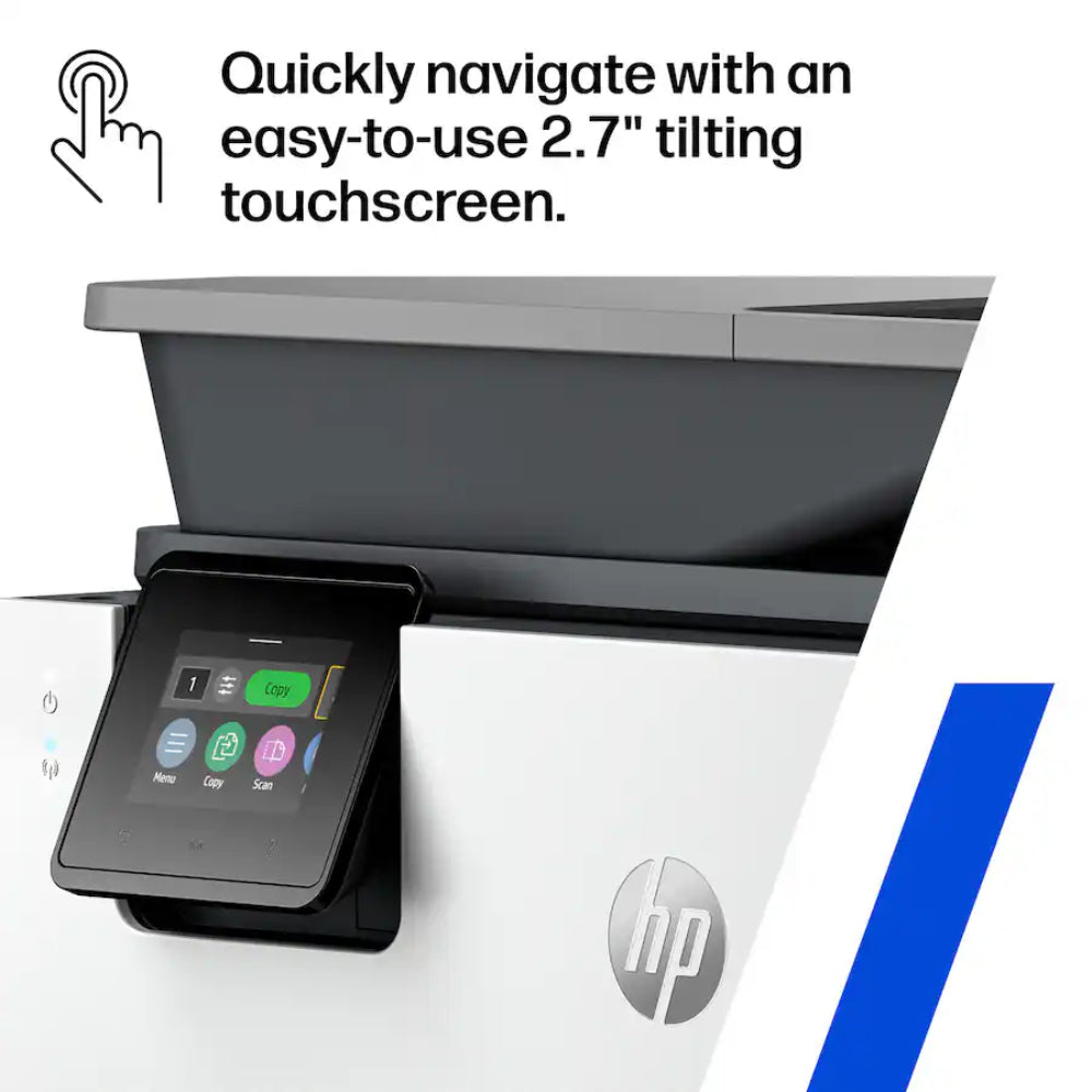 HP OfficeJet Pro 9125 Wireless AI Enabled All-in-One Inkjet Printer with Ink - White