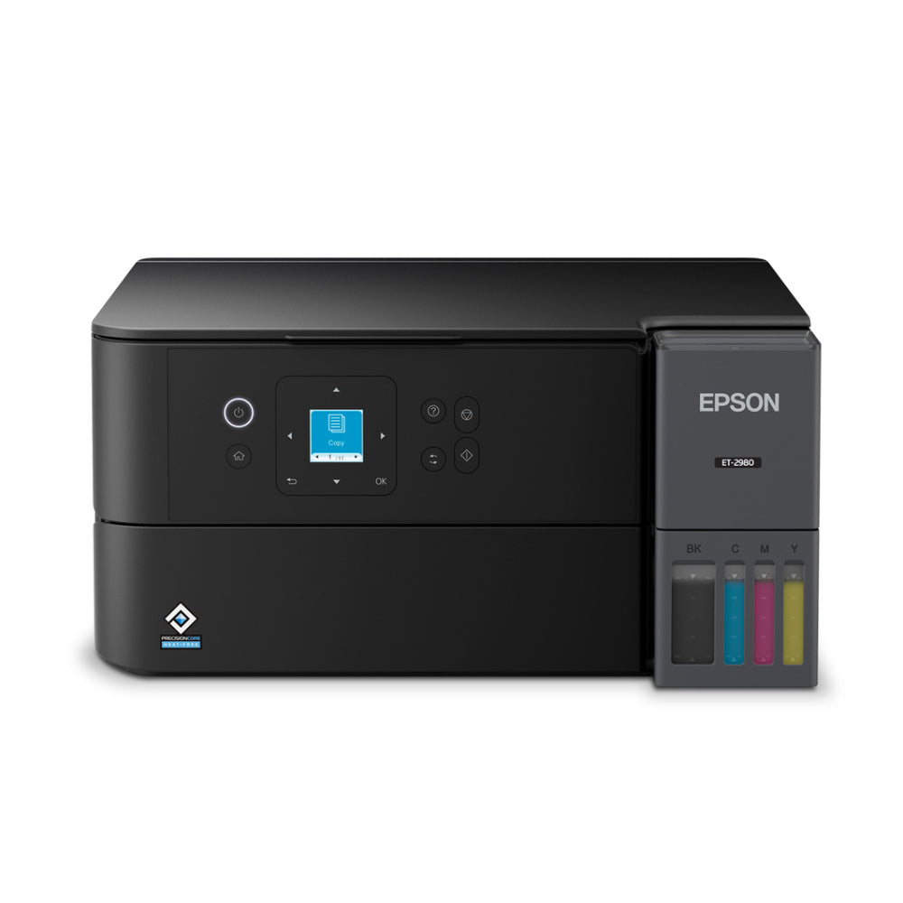 Epson EcoTank ET-2980 Wireless All-in-One Color Supertank Printer - Black