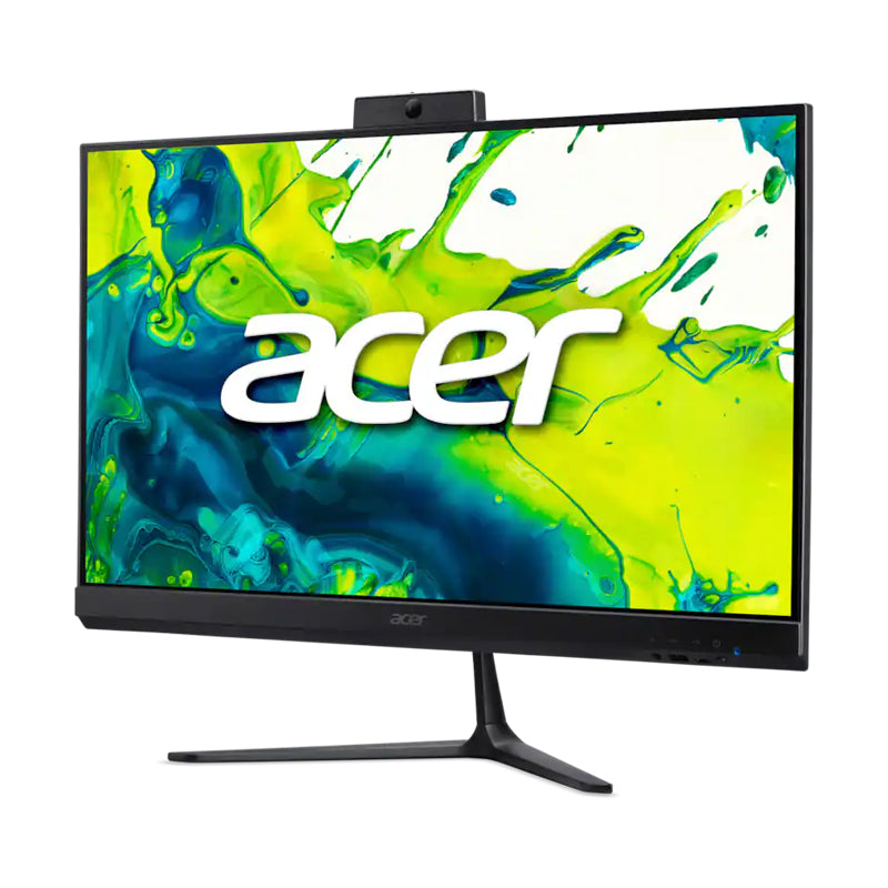 Acer C24-2G-UR17 23.8" Aspire C24 All-in-One Desktop Computer - AMD Ryzen 7 5825U with 16GB Memory - 512GB SSD - Black